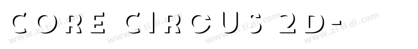 Core Circus 2D字体转换